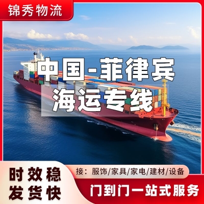嘉兴到菲律宾物流公司_小商品散货拼箱_双清到门+全境派送